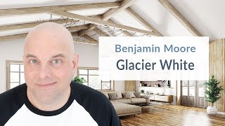 Benjamin Moore Glacier White Color Review [upl. by Devad795]