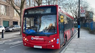 Rare Working Journey on Stagecoach London Bus Route 488  36352 LX59 AOC [upl. by Kimmie338]