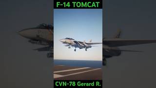 🛬🔥F14 Tomcat Smooth landing by VR Gogles XPLANE 12 Carrier operations shorts [upl. by Ettolrahc]