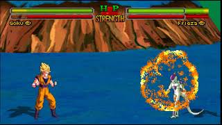 Dragon Ball Z  Ultimate Battle 22  Goku vs Frieza  PS1 Gameplay 2024 [upl. by Cooper]