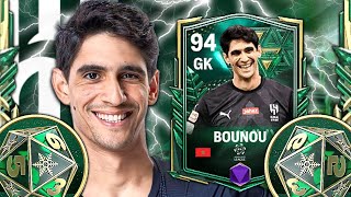 BEST GK IN THE GAME 94 OVR WINTER WILDCARDS PLAYER YASSINE BOUNOU REVIEW  FC MOBILE 24 [upl. by Ng]