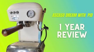 Ascaso Dream with PID 2022 ☕ 1 year review and workflow [upl. by Rennane]