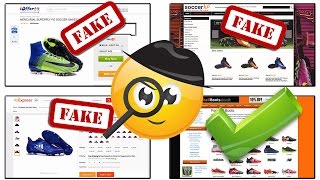 How to Avoid Fake Football Boots amp Soccer Cleat Websites [upl. by Brandais969]