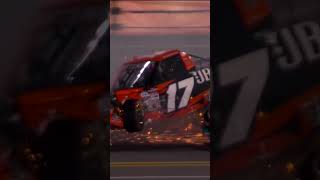 Truck goes AIRBORNE in opener at Daytona 😮 [upl. by Cedric]