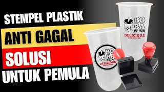 STEMPEL PLASTIK PERMANEN [upl. by Seavey]