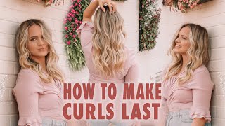 How To Make Curls Last  Kayley Melissa [upl. by Enomis]