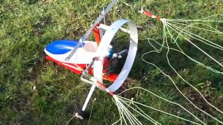 TOP FOX RC NEW Electric Powered Paraglider PARAMOTOR 1 [upl. by Idurt]