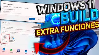 Windows 11 Build 26244 CANARY con FUNCIONES  Nuevas MEJORAS LIBERADAS [upl. by Scot]