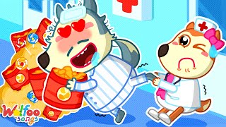 Listen to the Doctor Dad  Take Care of Dad Songs  Kids Songs amp Nursery Rhymes WolfooFamilySongs [upl. by Octavla99]