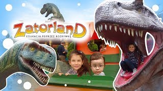 ZATORLAND  Ruchome dinozaury 58 Amusment Dino Park in Poland [upl. by Braeunig]