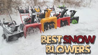 Top 10 Snow Blowers of 2023  Tested by Outdoor Gear Expert Team [upl. by Holly-Anne94]