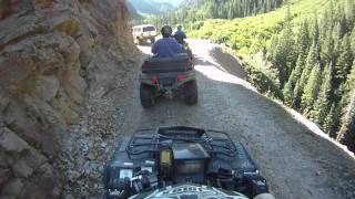 Ouray Colorado ATV Trail Rides July 2011  Part 14  Mineral Creek Access To Alpine Loop amp Lake City [upl. by Rickard]