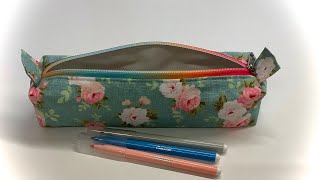 Coudre une petite trousse à crayons 🖍️ couture Madalena [upl. by Irra]