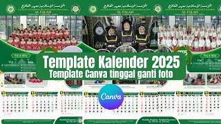 TEMPLATE CANVA KALENDER 2025 LENGKAP JAWA HIJRIYAH [upl. by Anila879]