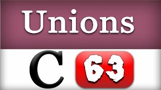 Unions in C Programming Language Video Tutorial [upl. by Siahc]