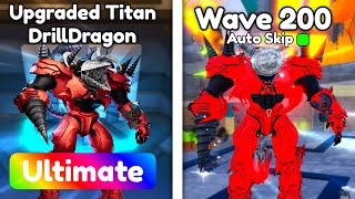 New ULTIMATE UPGRADED TITAN DRILLDRAGON is OP [upl. by Estrella]