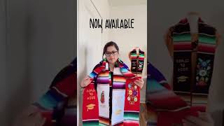 mexico graduation sash class2024 stolas sarape [upl. by Eillek]