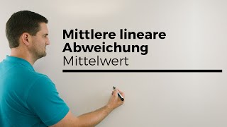 Mittlere lineare Abweichung vom Mittelwert Häufigkeitsverteilung Statistik  Mathe by Daniel Jung [upl. by Anita]