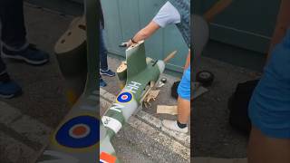 Takeoff crash  Hawker Typhoon CY Model 50cc DLE engine [upl. by Urbani]