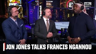 Jon Jones gives his thoughts on Francis Ngannou’s next fight vs Anthony Joshua  ESPN MMA [upl. by Alika]