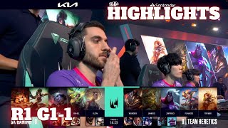 SK vs TH  Game 1 Highlights  Round 1 LEC Summer 2024 Playoffs  SK Gaming vs Team Heretics G1 [upl. by Cyndy412]