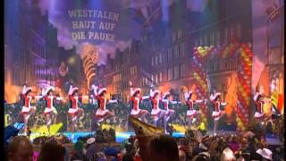 Stadtgarde Rheine  Gardetanz bei Westfalen haut auf die Pauke 2014 [upl. by Deutsch208]