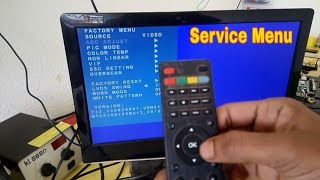 Haier Led tv service menu open with remote [upl. by Coletta929]