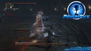 Bloodborne  Yharnam Pthumerian Queen Boss Fight Ihyll Chalice Dungeon [upl. by Ramin]