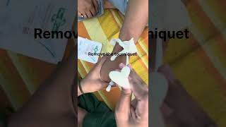 IV Cannulation Technique cannulation nursesbscnursingdoctorneetmbbssubscribe youtubevideo [upl. by Luna]