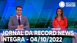 Jornal da Record News  04102022 [upl. by Sissie]