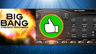 SONiVOX  Big Bang Cinematic Percussion RomplerDrummachineDemoOnly sound [upl. by Ttemme]