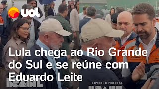 Chuvas no RS Lula se reúne com governador para tratar da situação de calamidade no estado vídeo [upl. by Sascha645]