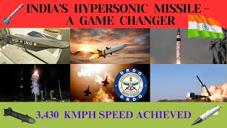 India Successfully Launched a Hypersonic Missile for the First Time Intensifying Global Arms Race [upl. by Nagud]