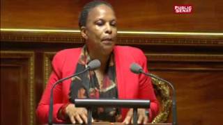 Mariage pour tous  discours de Christiane Taubira au Sénat [upl. by Glynis]