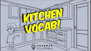 Kitchen vocabulary beginnersintermediate  Küchenvokabular AnfängerFortgeschrittene [upl. by Eiddal301]