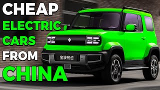 8 NEW Cheap Electric Cars from China with range amp price [upl. by Signe]