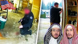 Good Samaritans Save Cops From Active Shooter  Arab Muslim Brothers Reaction [upl. by Patty]