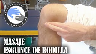 Esguince de rodilla masaje como autotratar tu lesion [upl. by Linnell191]