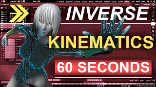 Blender 282  Inverse Kinematics In 60 Seconds Arm Rig [upl. by Osnerol]