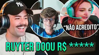 DEI DINHEIRO PARA STREAMERS PEQUENOS  RUYTER [upl. by Lian]