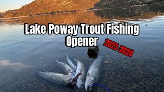 Lake Poway Trout Fishing Opener 20232024 San Diego California [upl. by York294]