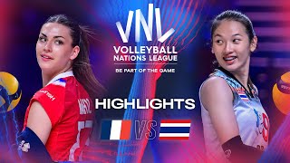 🇫🇷 FRA vs 🇹🇭 THA  Highlights  Week 2  Womens VNL 2024 [upl. by Rodney]