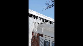 Got Ice Damming On The Brain ❄️  Watkins Construction amp Roofing [upl. by Dehnel]