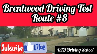 Brentwood Driving Test Route  8 [upl. by Lleumas]