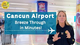 Cancun Airport  Breeze Through in Minutes with this Guide [upl. by Marala]