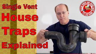 House Drain Traps Explained  Single Vent House Trap [upl. by Shimberg]