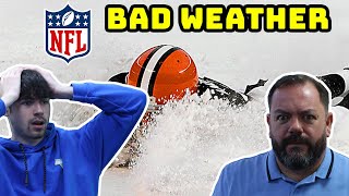 NFL Terrible Weather Games British Father amp Son React [upl. by Sherborne]