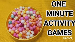 ONE MINUTE GAMESKITTY PARTY GAMESBIRTHDAY PARTY GAMESACTIVITY GAMESFUNNY GAMES [upl. by Alyahs]