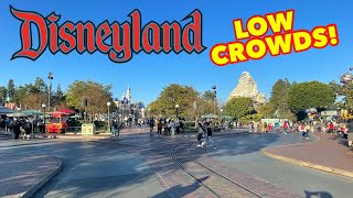 Low Crowds at Disneyland What it’s like During offSeason Refurbs Construction Updates amp More [upl. by Oiramed575]