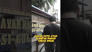 Seru banget ajak cameramen The Hermansyah makan soto ayam depan rumah Ahmad Dhani nih guys [upl. by Nylaras]